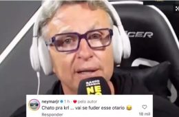 Neymar xinga Neto por críticas após mostrar treino nas redes sociais: ‘Chato pra , vai se f* esse otário’